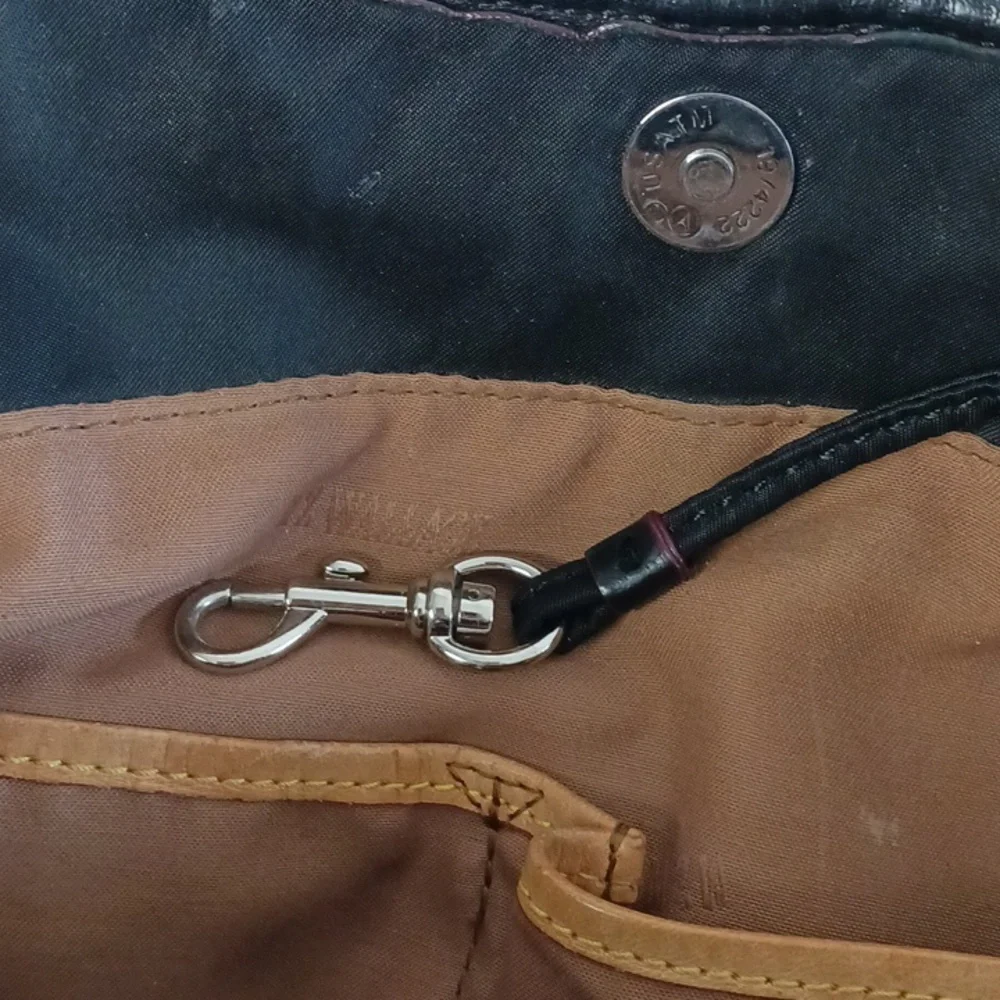 MZ Wallace Blk Nylon W Long Strap Bag.